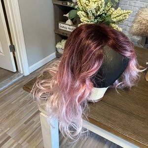 Noriko jaden wig in melted plum